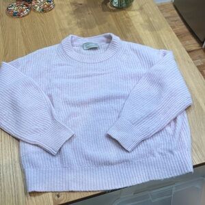 Everlane Lilac alpaca and wool sweater